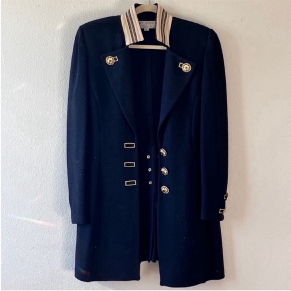 ST.Johns Bay Captains Jacket Sport by Marie Gray
Sweater Knit Coat Gold Buttons - Picture 1 of 4